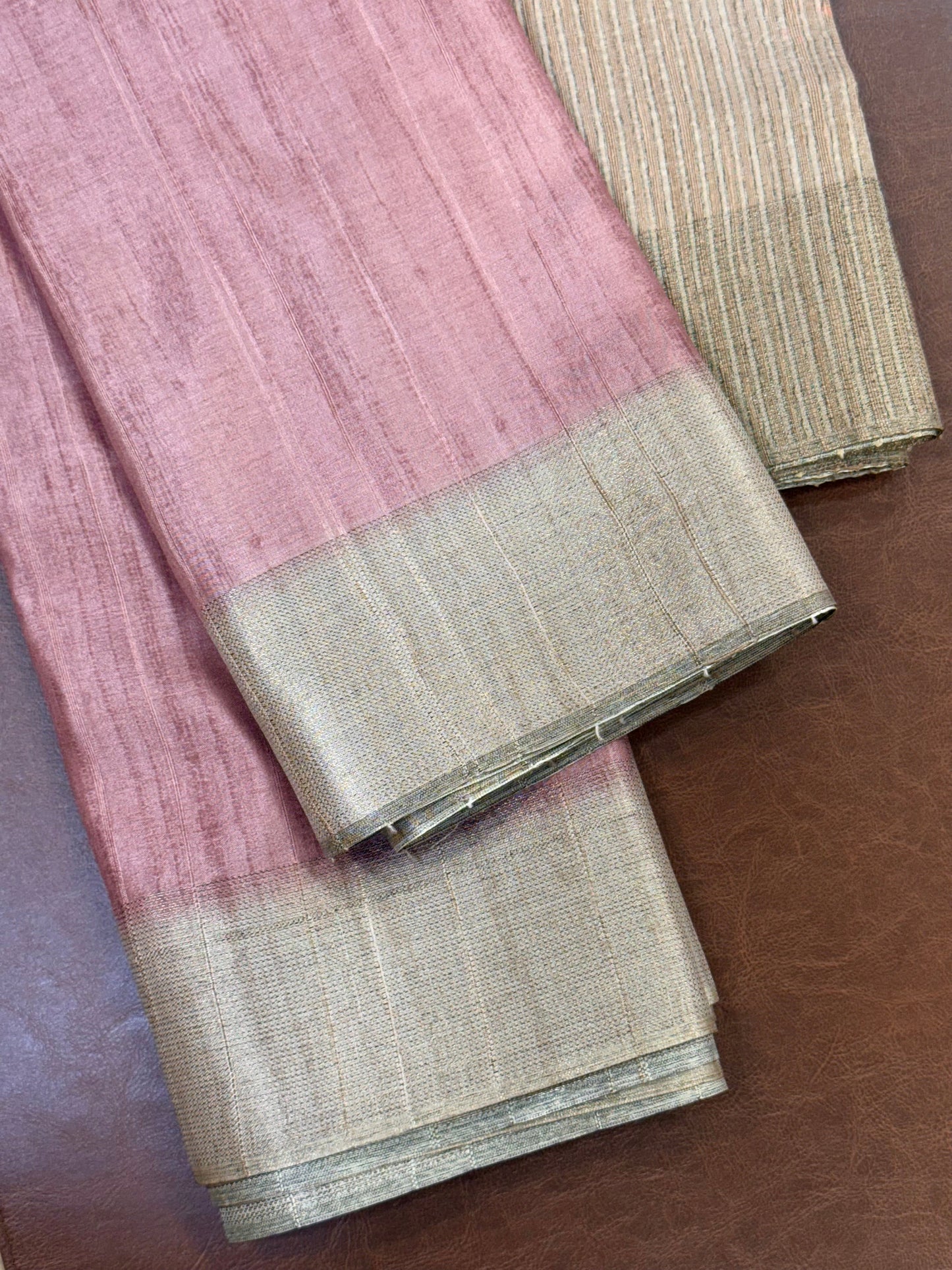 Finesse of Tussar Formal Wear Semi Tussar Saree Geetha Creation