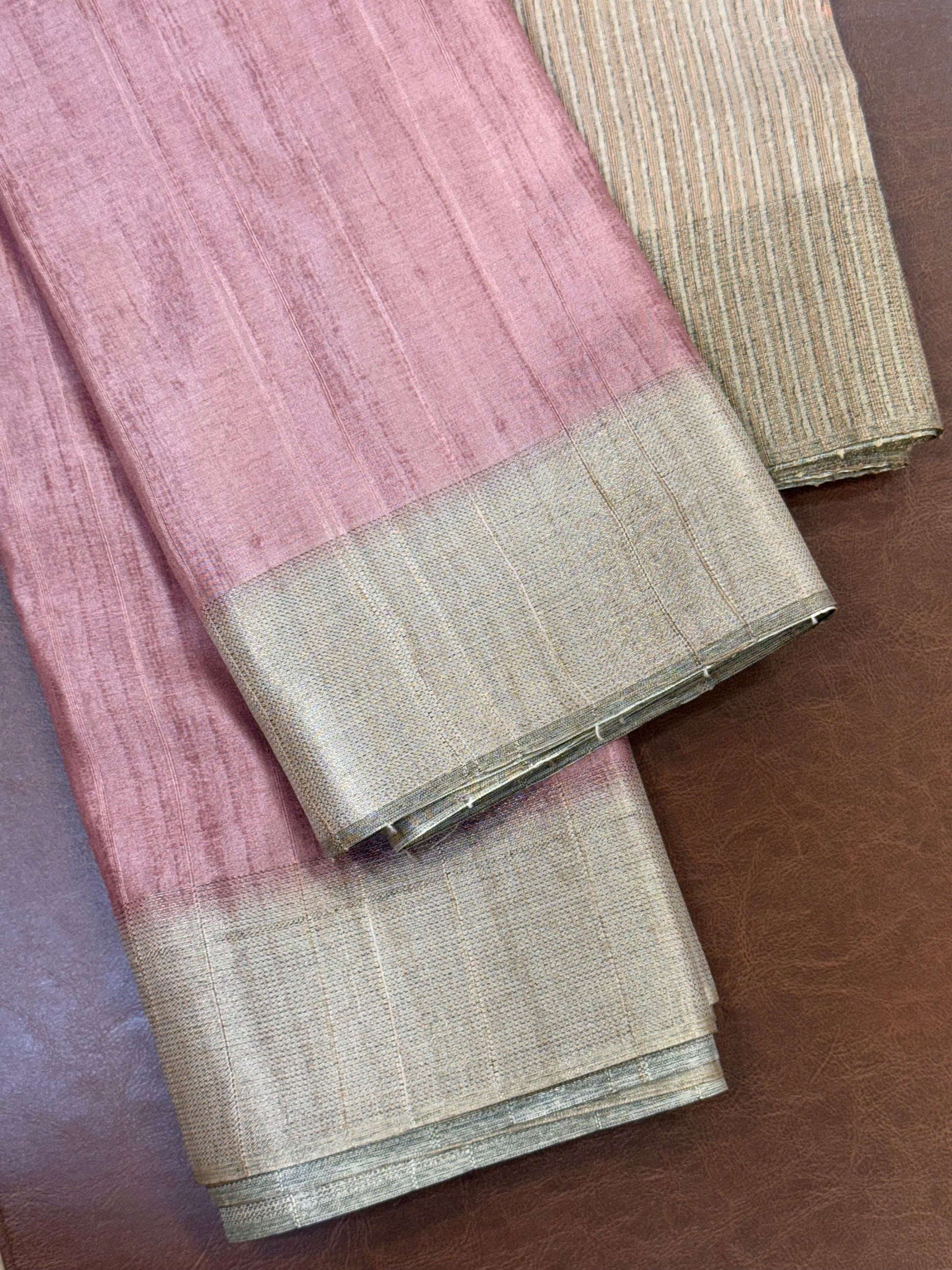 Finesse of Tussar Formal Wear Semi Tussar Saree Geetha Creation