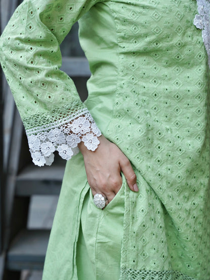 Premium Chikankari Cut Work Co-ord Set Geetha Creation
