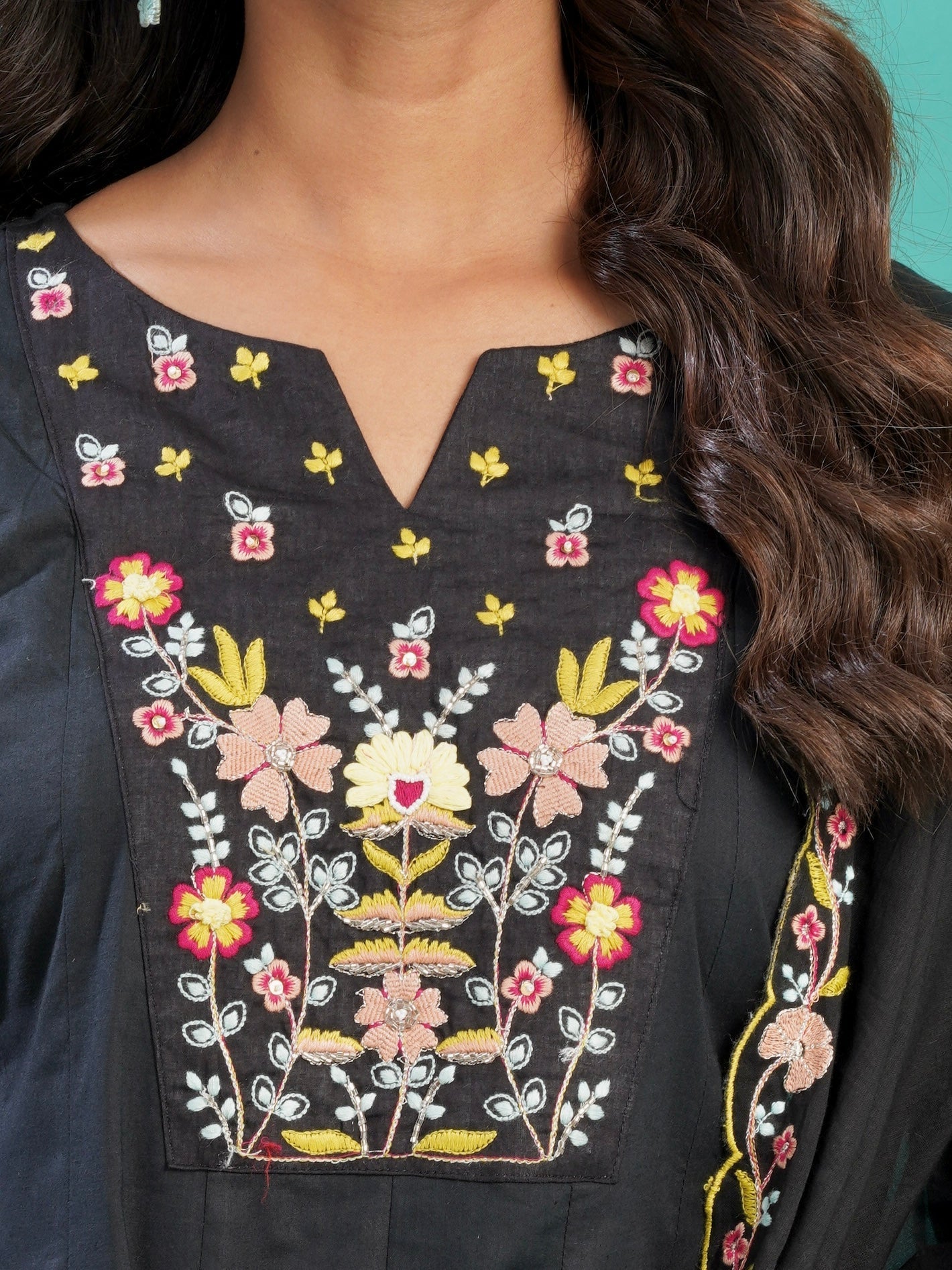 Pakeezah Pink Pure Mul Cotton Anarkali Dress Geetha Creation