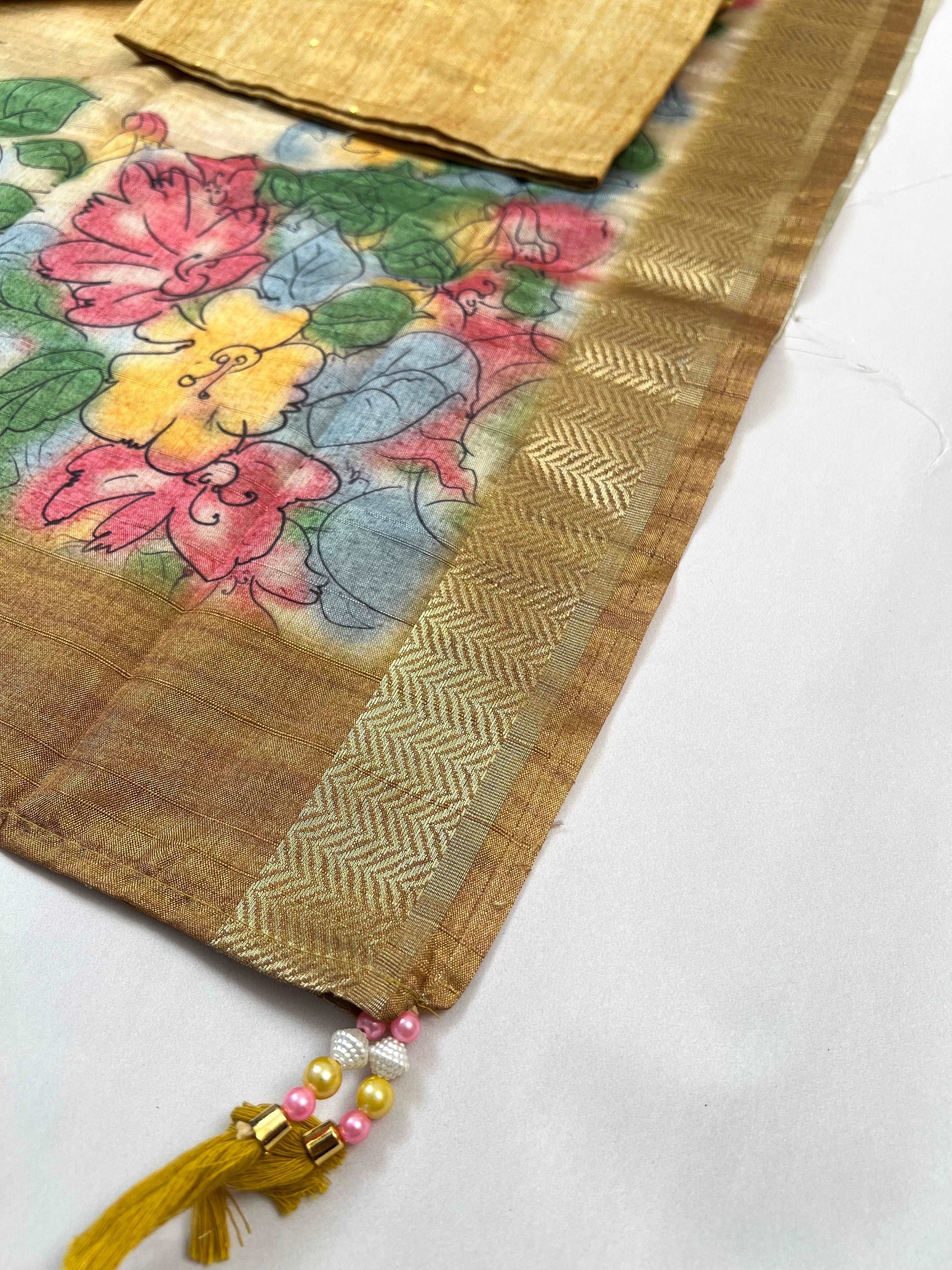 Haldi Mehendi Special Yellow with Floral Ready to Wear Salwar Set