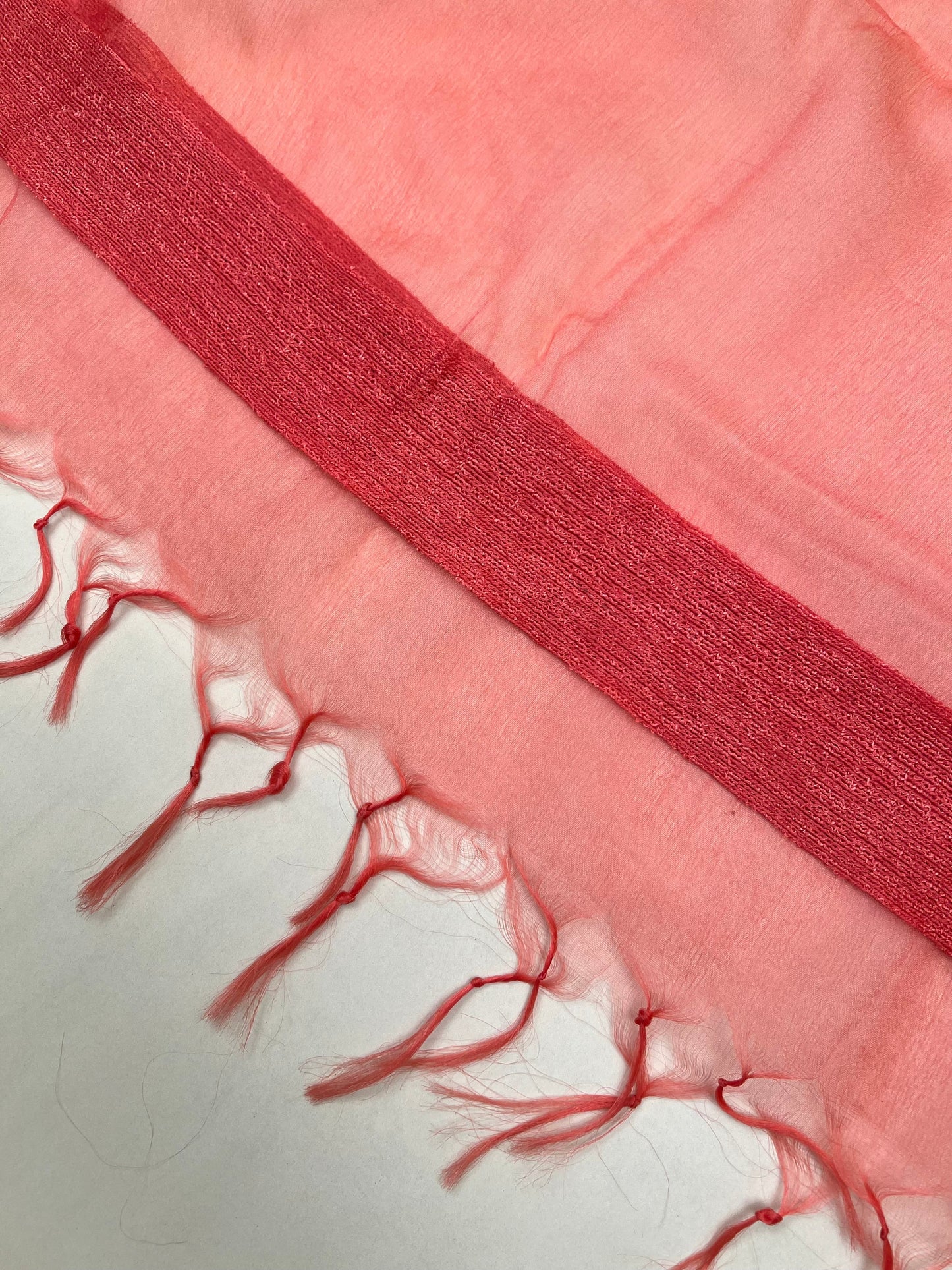 Sparkling Hot Pink Ombre Organza Ready to Wear Silk Kurti Set Geetha Creation