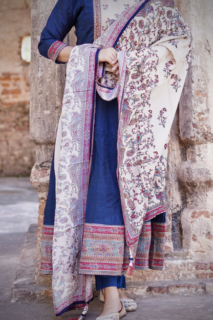 Heritage Blue Ready to Wear Anarkali Dress