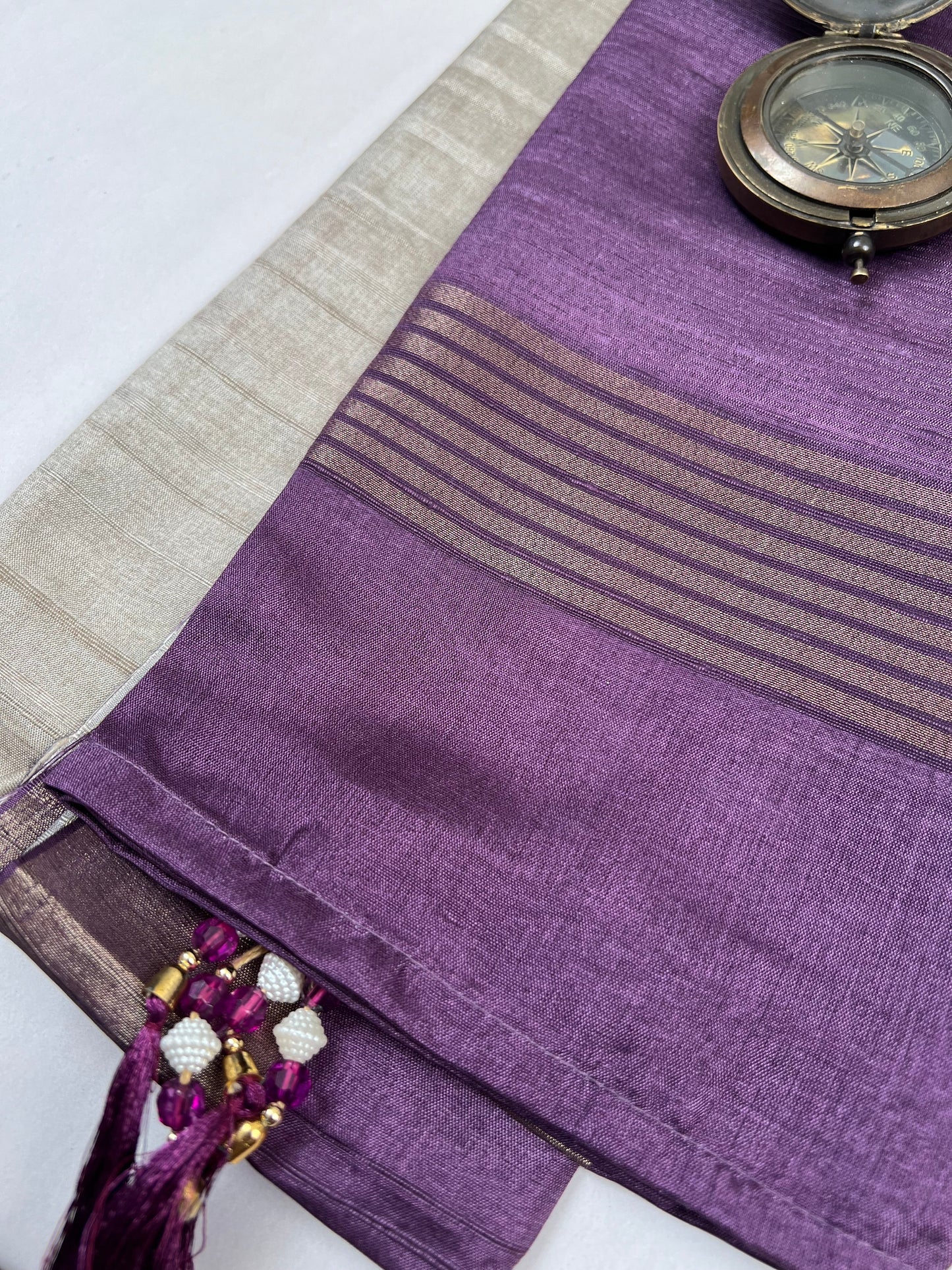 Luxurious Lavender Ready to Wear Silk Kurti Set Geetha Creation
