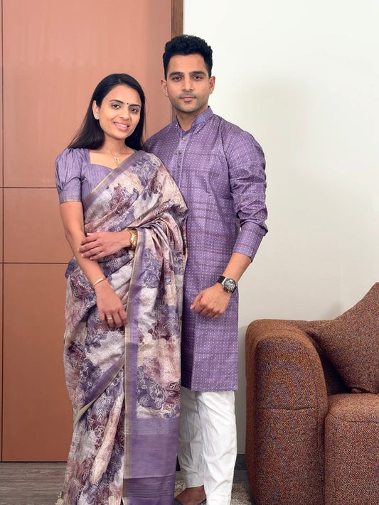Love of Lavender Unstitched Couple Set