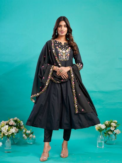 Pakeezah Pink Pure Mul Cotton Anarkali Dress Geetha Creation