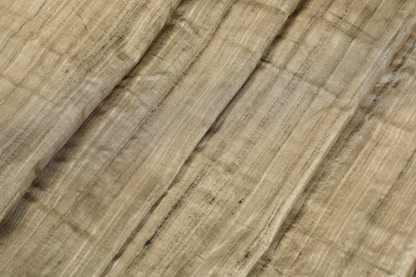 Chikoo Orange With Stylish Border Chapa Handloom Tussar Saree C1 Geetha Creation