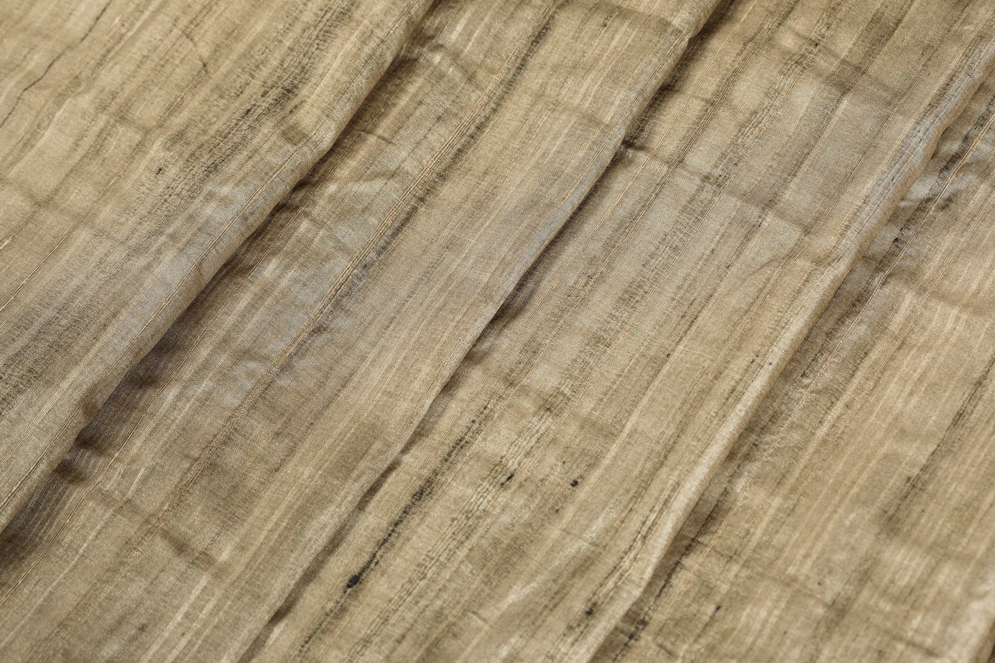 Chikoo Orange With Stylish Border Chapa Handloom Tussar Saree C1 Geetha Creation