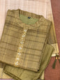 Luxurious Lavender Ready to Wear Silk Kurti Set Geetha Creation