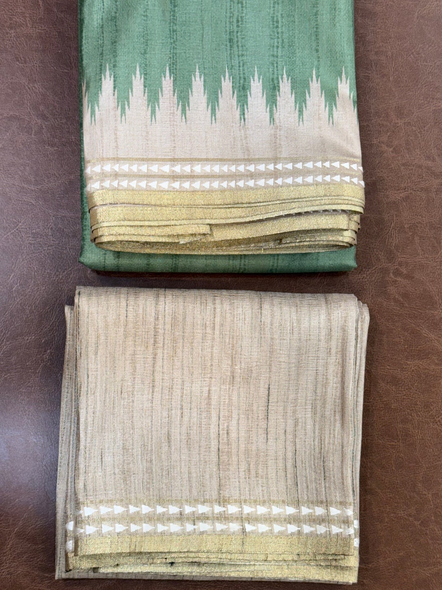 Pride with Elegance Formal Wear Semi Tussar saree Geetha Creation