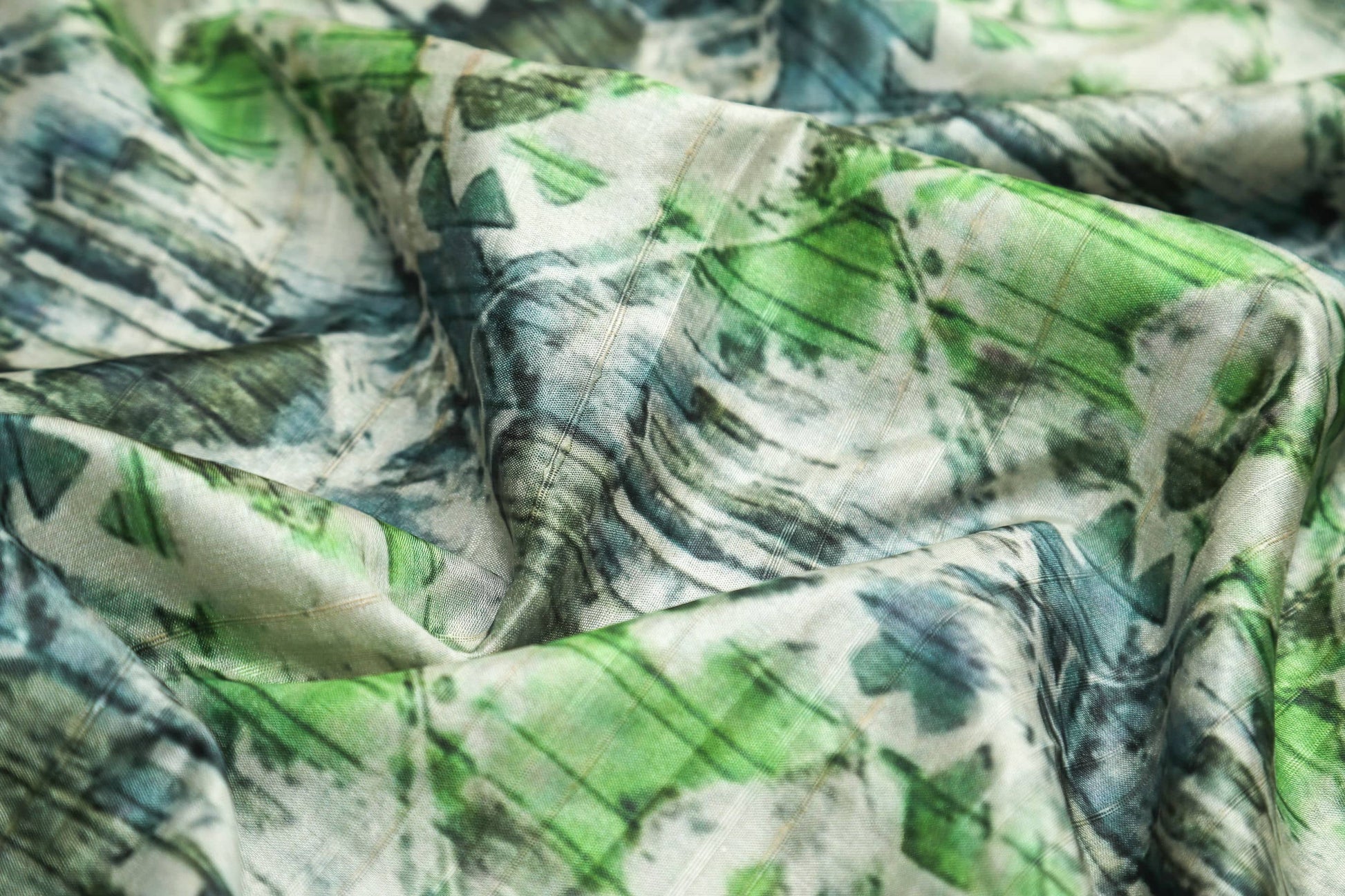 Forest Print Chapa Handloom Tussar Saree C3 Geetha Creation
